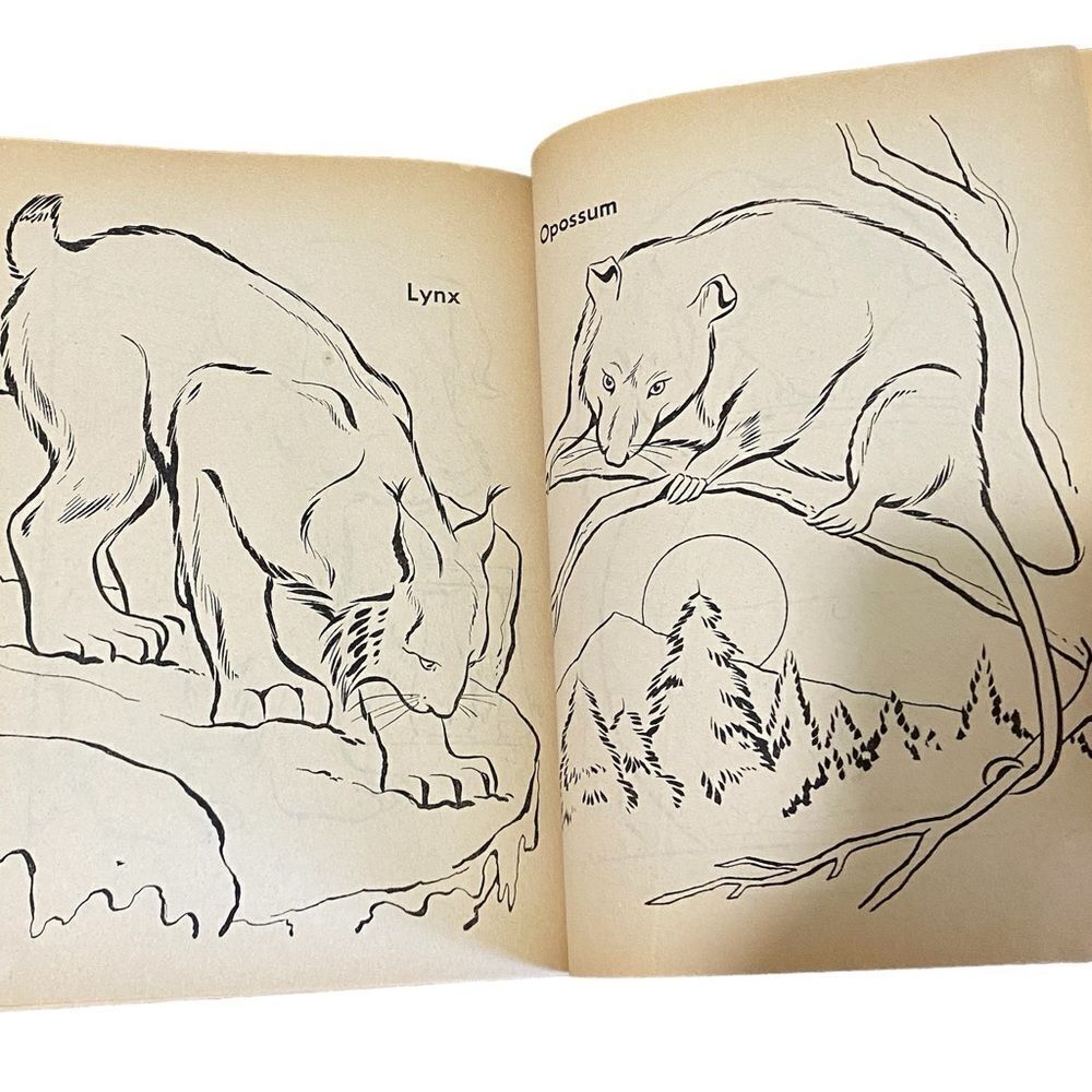 Vintage Animals Coloring Book - Picture 5 of 7